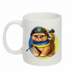 Чашка 320ml Военный котик