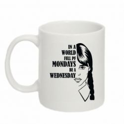 Чашка 320ml Wednesday girl