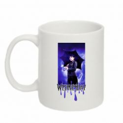 Чашка 320ml Wednesday Text Logo