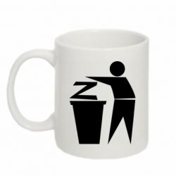 Кружка 320ml Z is a trash - PrintSalon