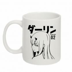 Чашка 320ml Zero Two Girl - PrintSalon