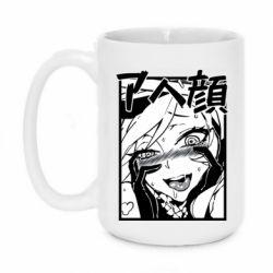 Чашка 420ml Ahegao Girl - PrintSalon
