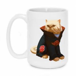 Чашка 420ml Akatsuki angry cat - PrintSalon