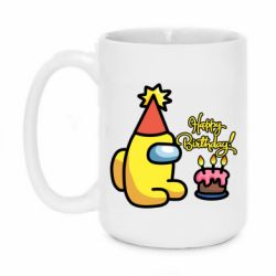 Чашка 420ml Among Us Happy Birthday - PrintSalon