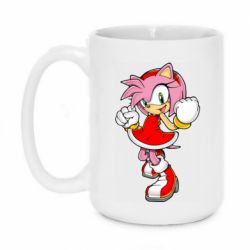Чашка 420ml Amy Rose with smile - PrintSalon