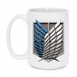 Чашка 420ml Attack Titan Survey Corps Logo 3D