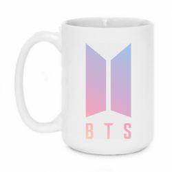 Чашка 420ml BTS gradient logo - PrintSalon