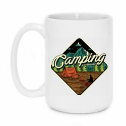 Чашка 420ml Camping and forest - PrintSalon