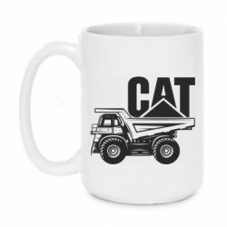 Чашка 420ml CAT logo and truck - PrintSalon