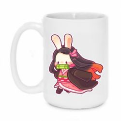 Чашка 420ml Chibi Bunny Kamado Nezuko - PrintSalon