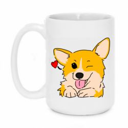 Чашка 420ml Cute Corgi Puppy