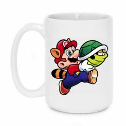 Чашка 420ml Cute Mario with turtle - PrintSalon
