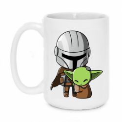 Чашка 420ml Din Djarin And The Child - PrintSalon