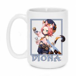 Чашка 420ml Diona Genshin Impact - PrintSalon