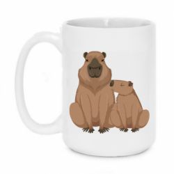 Чашка 420ml Две капибары - PrintSalon