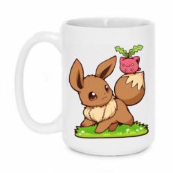 Чашка 420ml Eevee with Hoppip - PrintSalon