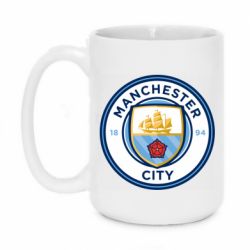Чашка 420ml FC Manchester City Logo - PrintSalon