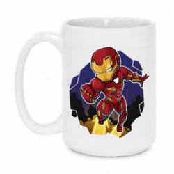 Чашка 420ml Flying Iron man - PrintSalon