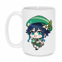 Чашка 420ml Genshin Impact chibi Venti - PrintSalon