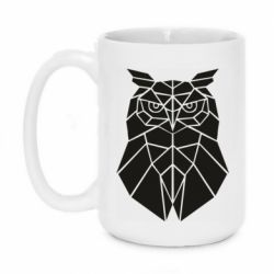 Чашка 420ml Geometric Owl - PrintSalon
