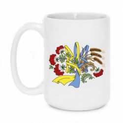 Чашка 420ml Герб колоски і калина - PrintSalon