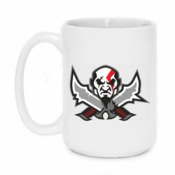 Чашка 420ml God of war Kratos vector - PrintSalon