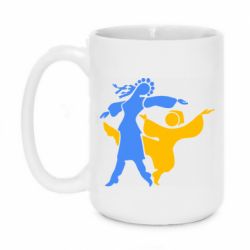 Кружка 420ml Гопак. Девушка и парень - PrintSalon