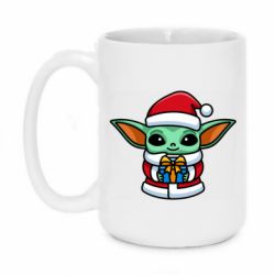 Чашка 420ml Grogu Santa Claus - PrintSalon