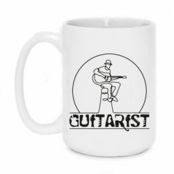Чашка 420ml Guitar player. - PrintSalon