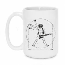 Чашка 420ml Guitarist Da Vinci - PrintSalon