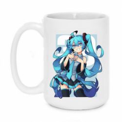 Чашка 420ml Hatsune Miku art - PrintSalon