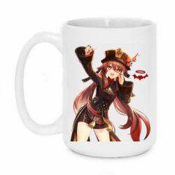 Чашка 420ml Ху Тао Геншин - PrintSalon