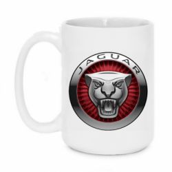 Чашка 420ml Jaguar Logo circle - PrintSalon