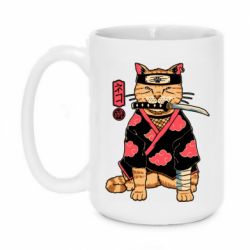 Чашка 420ml Japanese Akatsuki cat - PrintSalon