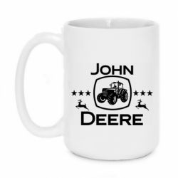 Чашка 420ml John Deere and tractor fanArt - PrintSalon