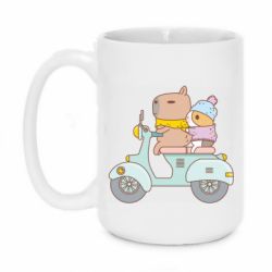 Чашка 420ml Капибара и Морская свинка - PrintSalon