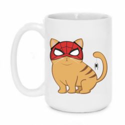 Чашка 420ml Кот паук - PrintSalon