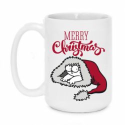 Чашка 420ml Кот саймона рождество - PrintSalon