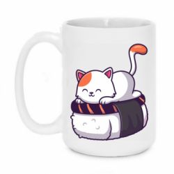 Чашка 420ml Котик. Суши-кровать - PrintSalon