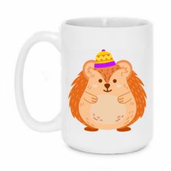 Чашка 420ml Little hedgehog in a hat - PrintSalon