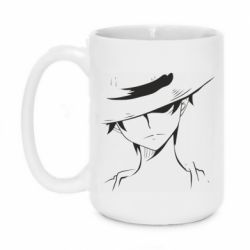 Чашка 420ml Luffy in a hat - PrintSalon