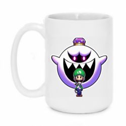 Чашка 420ml Luigi and King Boo - PrintSalon