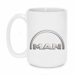 Чашка 420ml Man metallic logo - PrintSalon