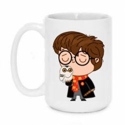 Чашка 420ml Милый Гарри с совой - PrintSalon