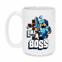 Чашка 420ml Minecraft Like a Boss - PrintSalon