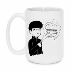 Чашка 420ml Моб Психо и гамбургер
