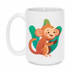 Чашка 420ml Monkey. Fuck You - PrintSalon