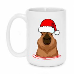 Чашка 420ml Новогодняя капибара - PrintSalon