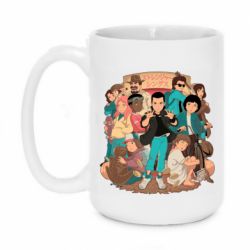 Чашка 420ml Очень странные дела арт - PrintSalon