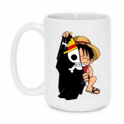 Чашка 420ml One piece chibi Luffy - PrintSalon